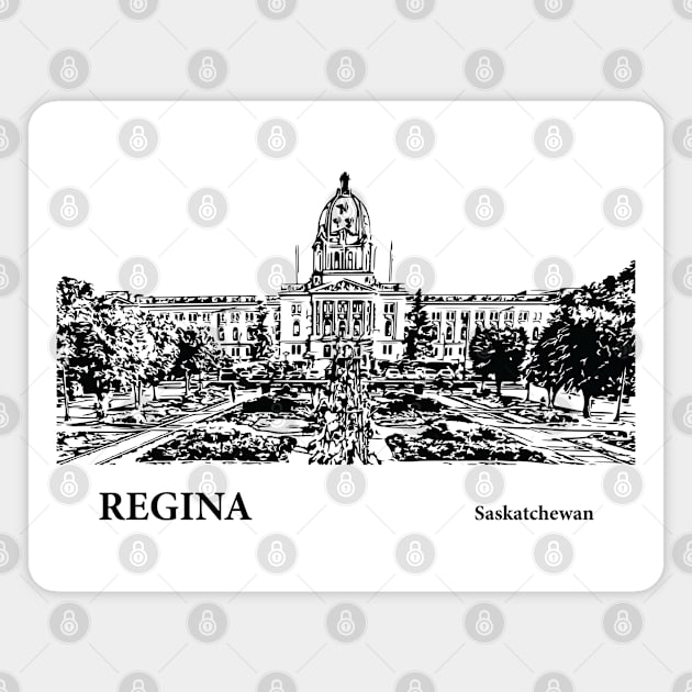 Regina Saskatchewan Magnet by Lakeric
